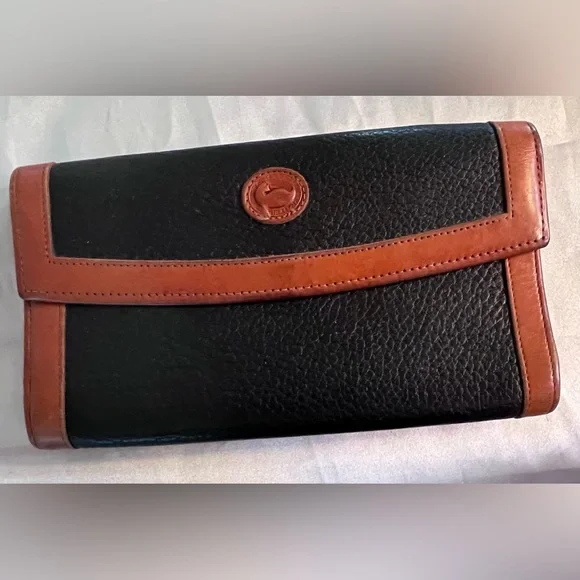 Dooney & Bourke Black and Brown Women’s Wallet - Picture 2 of 12